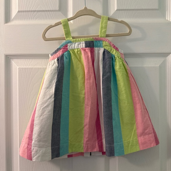 Colorful Striped Button-Down Dress - Picture 2 of 3